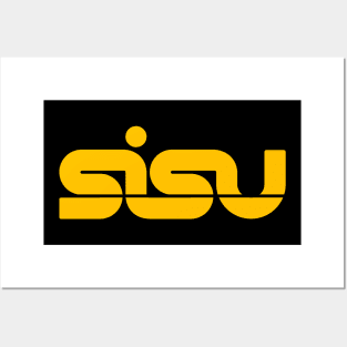 SISU Logo - mellow yellow Posters and Art